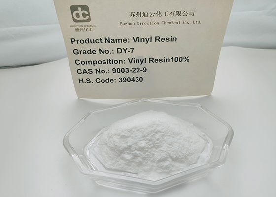 Nilai K 41-45 Resin Polimer Vinil Klorida DY-7 Setara Dengan H15 / 42TF Digunakan Dalam Tinta Inkjet Tinta sablon sutra PVC
