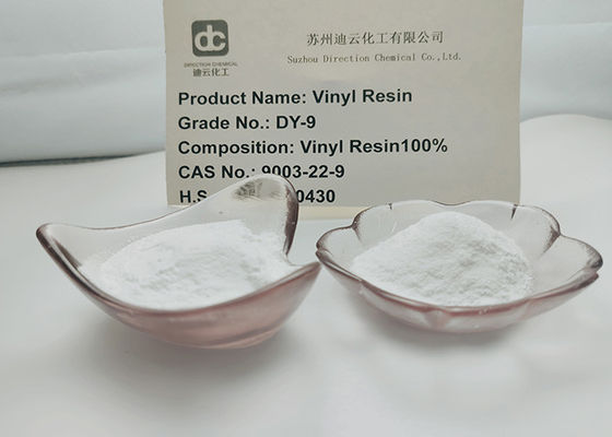CAS NO.9003-22-9 Vinyl Chloride Vinyl Acetate Bipolymer Resin DY-9 Usd Dalam Lapisan Pemeliharaan Lapisan Plastik